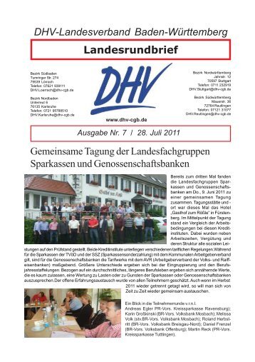 DHV-Landesverband Baden-Württemberg Ausgabe Nr. 7 / 28. Juli ...