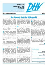 Sozialwahlen 2011 - DHV-Deutscher Handels- und ...