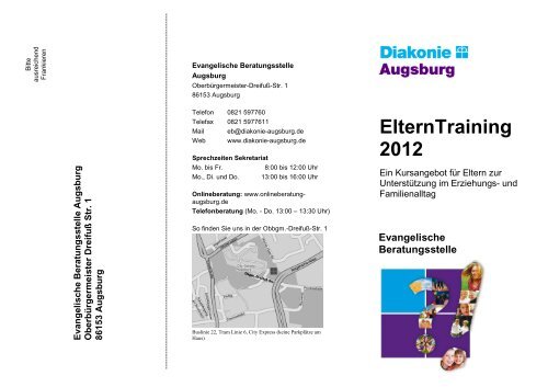 Evangelische Beratungsstelle ElternTraining 2012