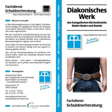 Flyer Schuldnerberatung (pdf) - Diakonisches Werk des ...