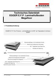 Technisches Datenblatt EGGER E.F.P. ... - Megaparkett