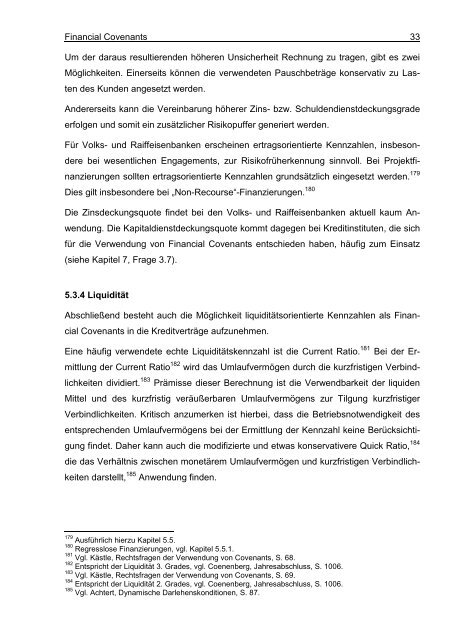 Covenants im Firmenkundenkreditgeschäft der Volks - DHBW ...