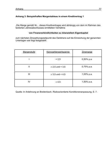 Covenants im Firmenkundenkreditgeschäft der Volks - DHBW ...