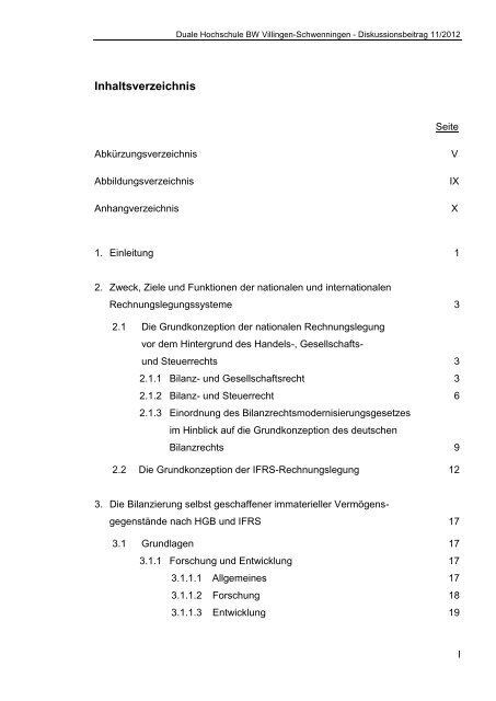 Diskussionsbeiträge 11/2012 - DHBW Villingen-Schwenningen