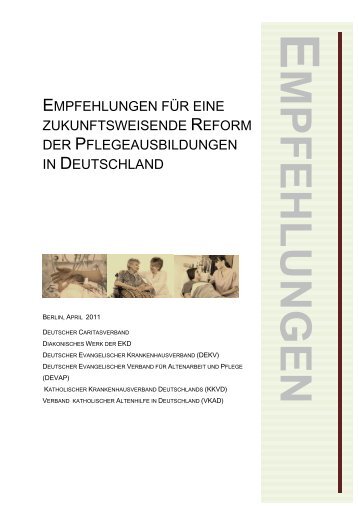 Empfehlungen zur Reform der Pflegeausbildungen - Diakonie ...