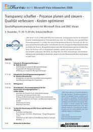 visio infowoche.FH11 - DHC Dr. Herterich & Consultants GmbH