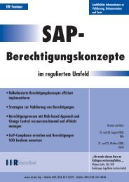 SAP- Berechtigungskonzepte - DHC  Dr. Herterich & Consultants ...