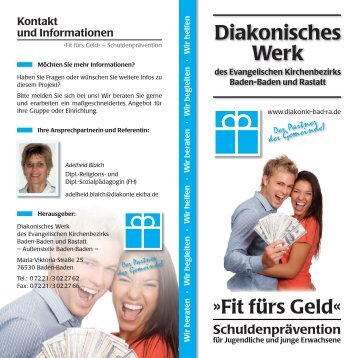 Flyer Fit fürs Geld (pdf) - Diakonisches Werk des Evangelischen ...