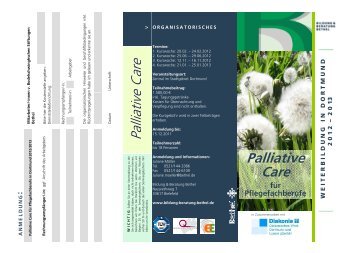 Palliative C are Palliativ Palliative Care - Diakonie Dortmund