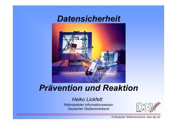 Datensicherheit Prävention und Reaktion