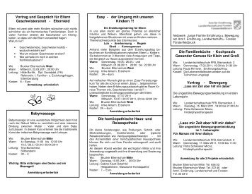 Programm 2011 Brucker Elternschule - Diakonisches Werk ...