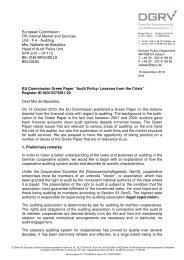 Comment letter Greenpaper Audit Policy 15122010 - DGRV