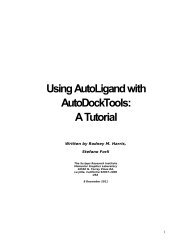 Using AutoLigand with AutoDockTools: A Tutorial