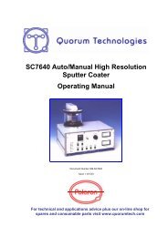 SC7640 Auto/Manual High Resolution Sputter Coater Operating ...