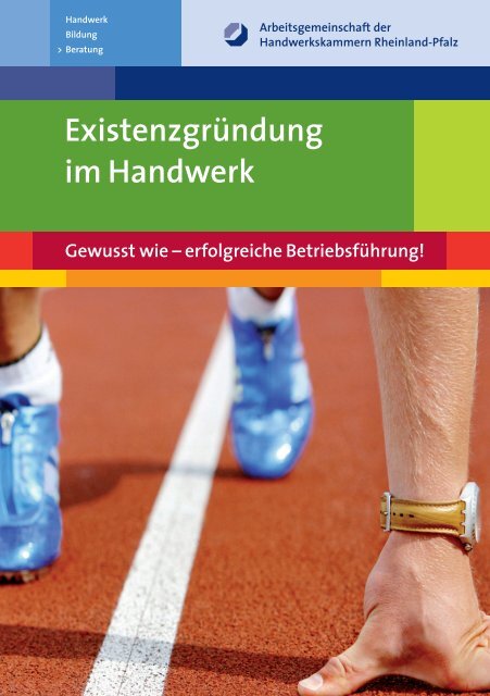 Infobroschüre "Existenzgründung im Handwerk" - bei der ...