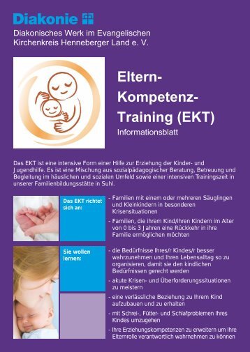 Eltern- Kompetenz- Training (EKT) - Diakonisches Werk ...