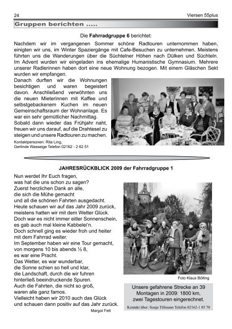 Viersen 55plus Miteinander-Füreinander