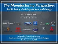 The Manufacturing Perspective - Automotive News