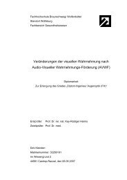 Fachhochschule Braunschweig/ Wolfenbüttel - AVWF-Methode