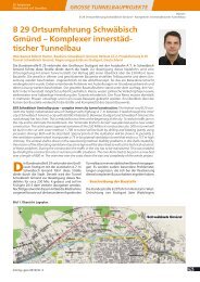 grosse tunnelbauprojekte - DGGT