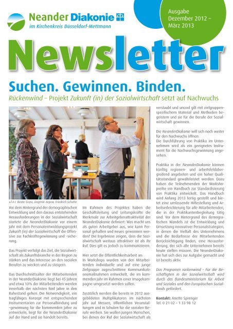 Zukunft Diakonie im Kirchenkreis DüsseldorfMettmann gGmbH