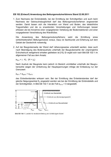 EB 102 (Entwurf) Anwendung des Bettungsmodulverfahrens ... - DGGT