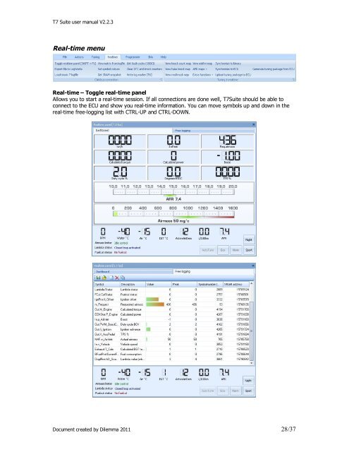 T7 manual (PDF) - Trionic suites