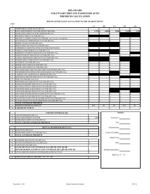 Filing at a Glance General Information - Delaware Insurance ...