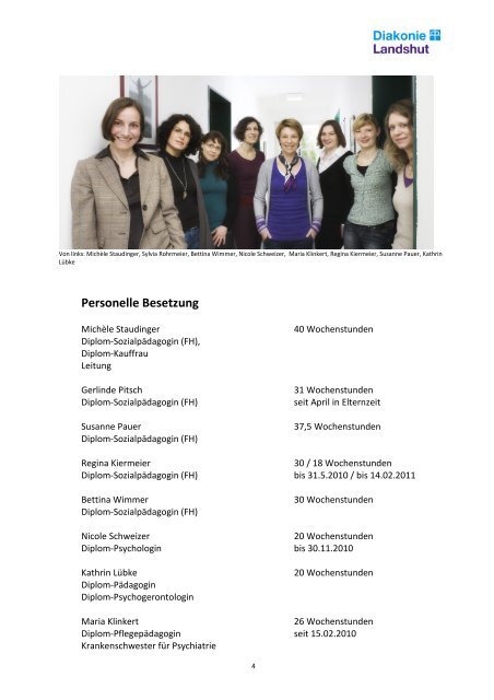 Jahresbericht 2010 -  Diakonie Landshut