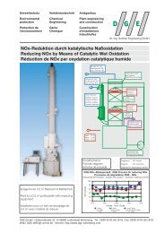 NOx-Reduktion durch katalytische Naßoxidation ... - DGE GmbH