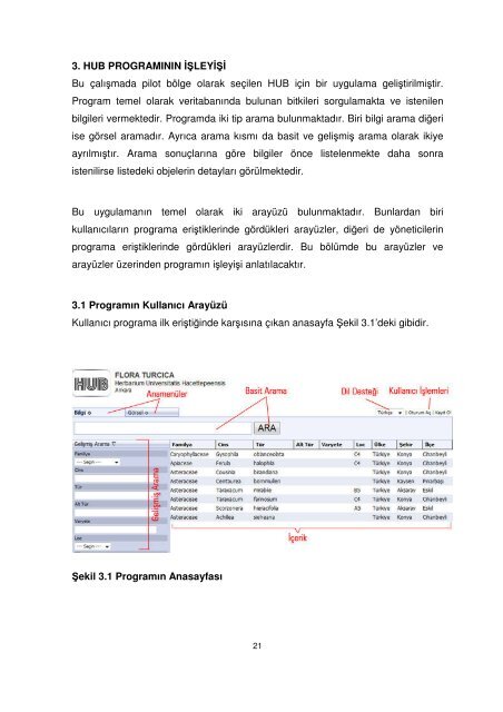 php, sql ve ajax teknolojileri kullanarak hacettepe üniversitesi