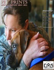 2010-2011 Annual Report - Cheyenne Animal Shelter