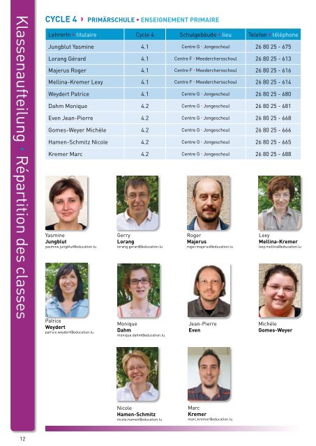 Règlement pour 2010/2011 - Diekirch