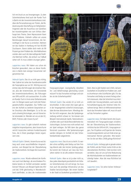 Ausgabe 63 07/2010 - HSV-Supporters