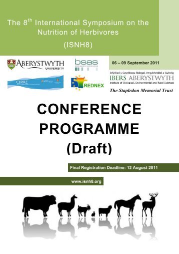 CONFERENCE PROGRAMME (Draft)