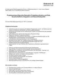 Projektassistenz/Sekretärs/Sekretärin Projektkoordination und Stab ...