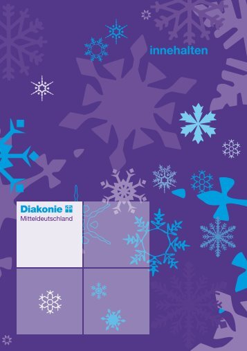 Ansichtsexemplar Weihnachtsheft [1MB] - Diakonie Mitteldeutschland
