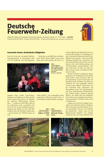 Deutsche Feuerwehr-Zeitung - Deutscher Feuerwehrverband