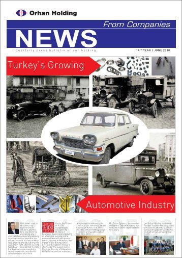 Automotive Industry Turkey's Growing - Orhan Holding