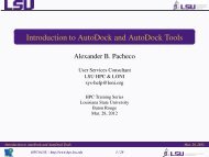 Introduction to AutoDock and AutoDock Tools - Center for ...