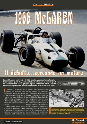 1966 - Il debutto, cercando un motore - Tutto McLaren