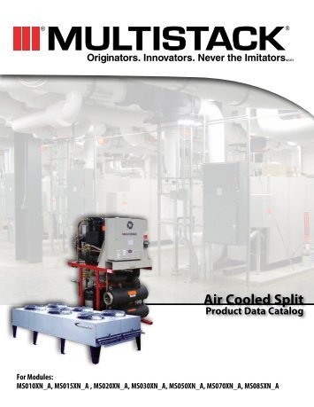 Air Cooled Split Product Data Catalog - Multistack