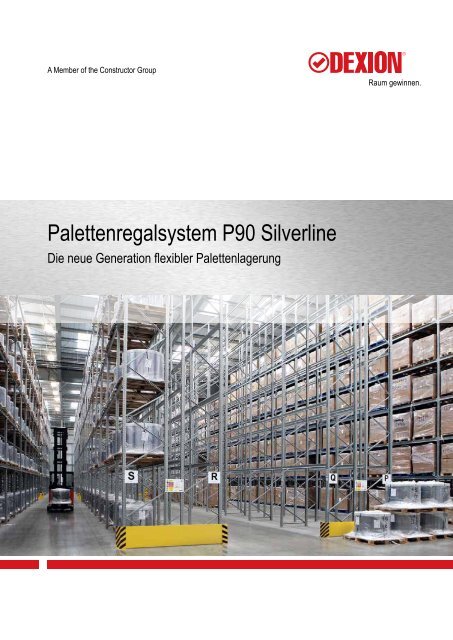 Palettenregalsystem P90 Silverline