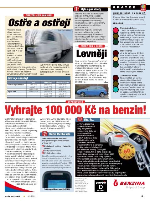 najeto 0 km - Svět Motorů - Auto.cz