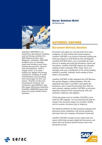 Download AutoDoc SAP/HSE PDF - Serac