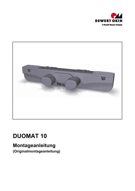 DUOMAT 10 - dewert