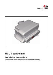 MCL II control unit - dewert
