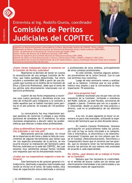 AUDICOM un invento argentino Proyecto ¨Pluvia¨ - Copitec