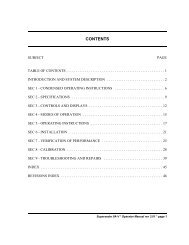 Superseder IIA-V * Operator Manual rev 3.01 * page