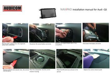 NAV iPAD Installa On Manual For Audi -Q5 - Audicom